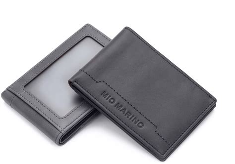 rfid blocking wallet  id window bifold slim front pocket wallets