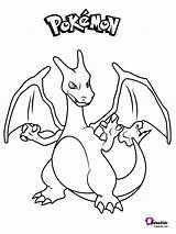 Charizard Pokemon Colouring Coloring Pages Cartoon Teenage Printabl Collection sketch template
