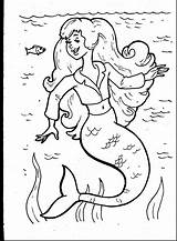 Mermaid Dolphin Coloring Pages Kids Color Mermaids Printable Filled Fun Bug Getdrawings Getcolorings Library Clipart Print sketch template