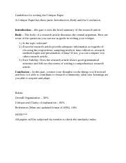guidelines  writing  critique paper  docx guidelines