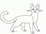 Cat Outline Deviantart Popular Coloring sketch template