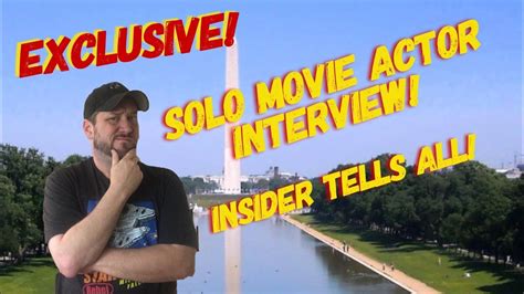 solo  actor interview  set actor talks youtube