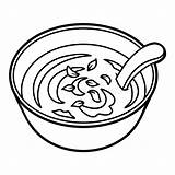 Soup Bowl Kom Soep Kleurend Boek Obraz Liggen Kruiden Lepel Daarna Illustratie Prace Redro sketch template