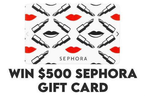 win  sephora gift card sweepstakesbible