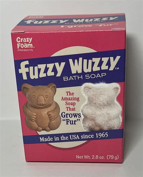 fuzzy wuzzy soap bear etsy