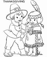 Coloring Pages Thanksgiving American Indian Native Kids Indians Printable Color Sheets Pilgrim Holiday Printables Children Pilgrims Boy Turkey Americans Thanks sketch template