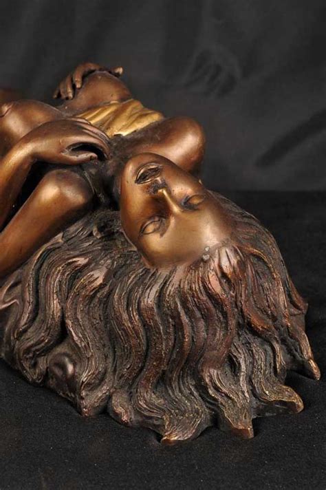 naked bronze porno girl figurine erotic art figurine