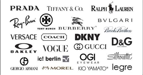 list designer brands