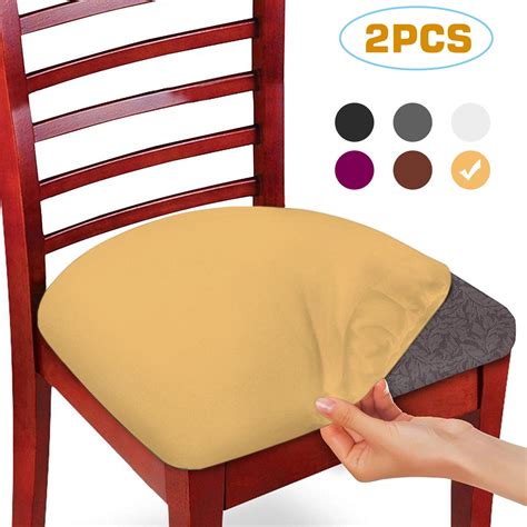 set   soft spandex dining chair seat covers stretchable dining room