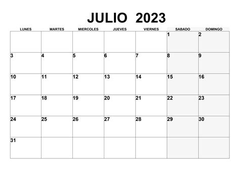 calendario julio  vrogue