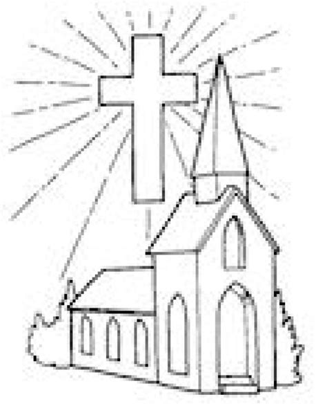 church coloring pages clip art library