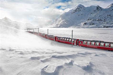 winter idyll   grand train   switzerland swiss travel system media trade