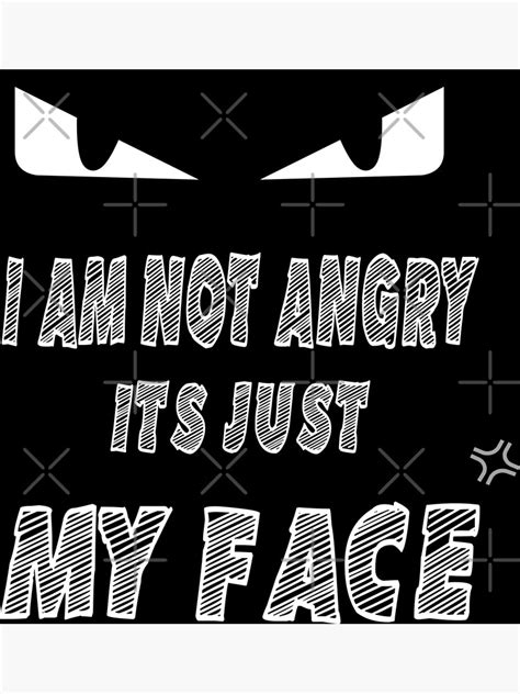 angry    face poster  adrshop redbubble