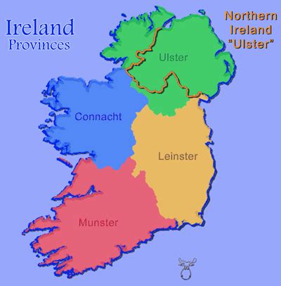 ireland map ulster