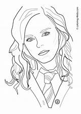 Hermione Granger Colorir Emma Imprimir Hermoine Hogwarts Jenni Fantasticas Coloringhome sketch template