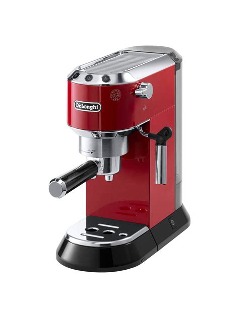 delonghi ec dedica pump espresso coffee machine red  john lewis partners