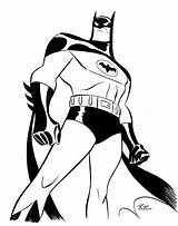 Batman Bruce Timm Drawing Coloring Pages Animated Series Drawings Boys Characters Dc Sheets Artwork Marvel Bear1na Tumblr Cool Read Tattoo sketch template