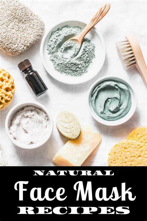 facial mask recipes for your natural skin care routine