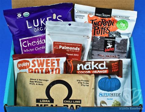 fit snack august  subscription box review coupon code
