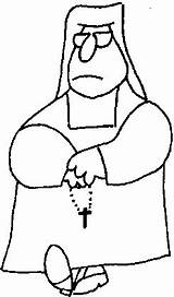 Nun Coloring Pages Template sketch template