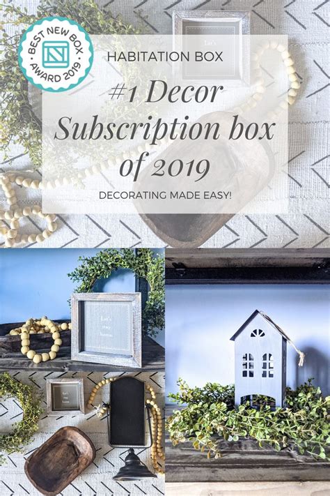 monthly home decor subscription box eco friendly decor cute home decor  subscription boxes