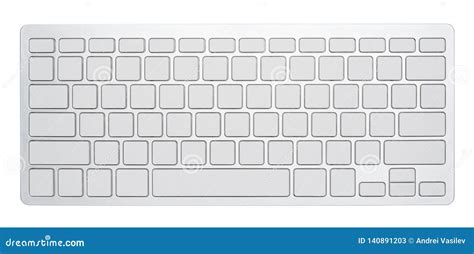 blank silver computer keyboard  empty  keys   idea