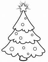 Tree Christmas Coloring Blank Pages Trees Snowy Printable Template Outline Color Comments Printablee sketch template