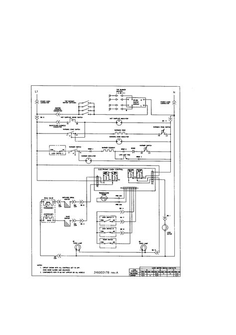kenmore stove model  wiring diagram