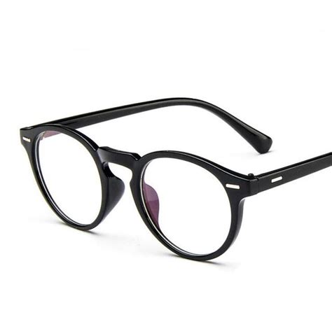 luxury brand designer retro clear glasses men women round eye glasses