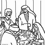 Nativity Manger Weihnachtskrippe Cool2bkids Malvorlagen Ausdrucken Colorir Dari sketch template
