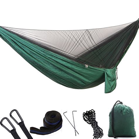 outdoor hammocks automatic anti mosquito hammock high quality swings parachute cloth swings with