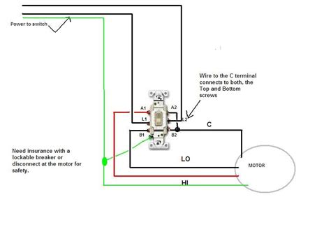 wiring  double pole switch