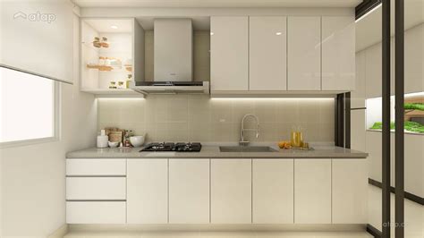 contemporary kitchen condominium design ideas  malaysia atapco