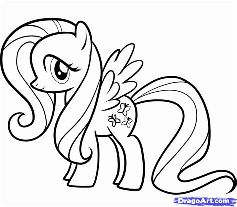 fluttershy colouring pages coloring home