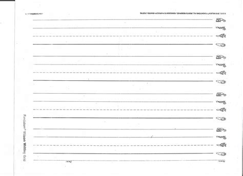 fundations writing paper grade   fundations journal