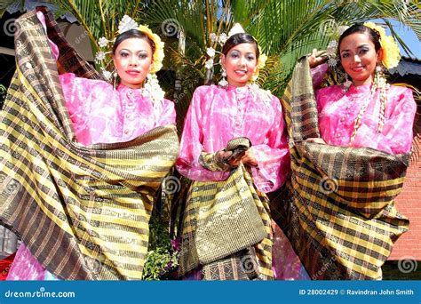 Malaysian Cultural Outfits Editorial Stock Image Image Of Melayu