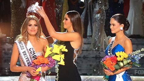 [watch] miss colombia loses miss universe to miss philippines — awkward video hollywood life