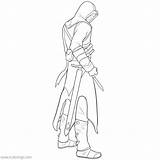 Creed Assassin Fanart Xcolorings Ezio Auditore sketch template