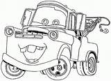 Cars Mater Tow Coloring Pages Movie Drawing Truck Colouring Car Clipart Matter Sketch Print Printable Transportation Color Skyline Nissan Getcolorings sketch template