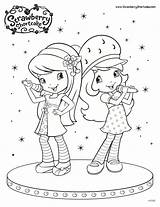 Coloring Strawberry Shortcake Pages Print sketch template