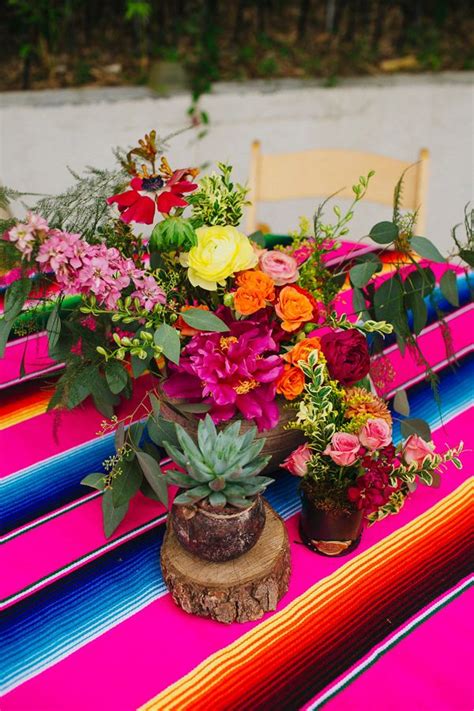 Mid Century Mexican Wedding At The Belmont Dallas Ruffled Mexican