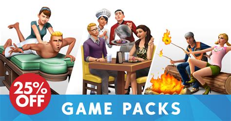 game packs    origin sims