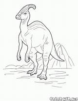 Dinossauros Saurolophus sketch template