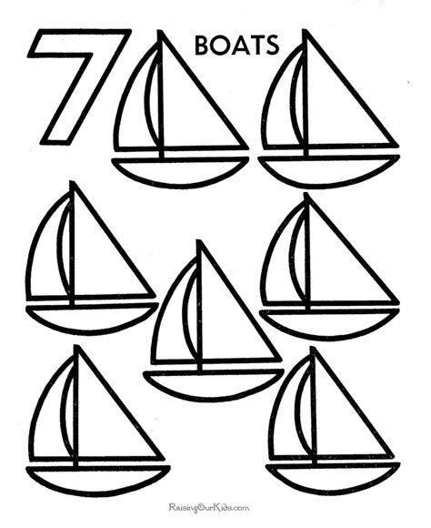 number  coloring pages  preschool coloring pages