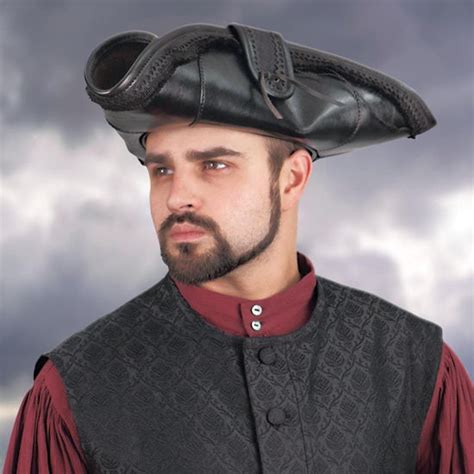 pirate king leather tricorn hat museumreplicascom