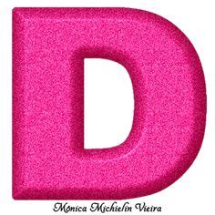 ideas de letras rosadas escarchadas letras abecedario