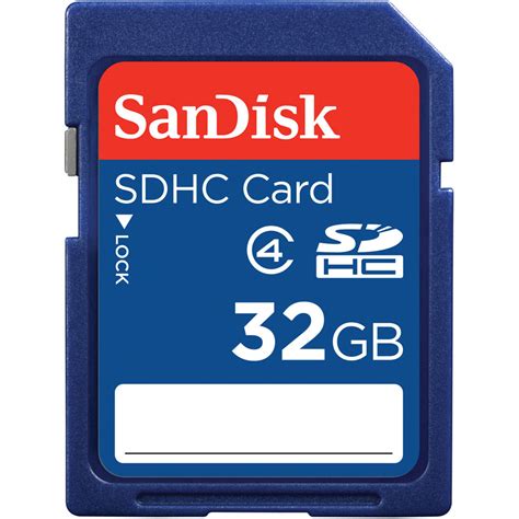 sandisk gb sdhc memory card class  sdsdb   bh photo
