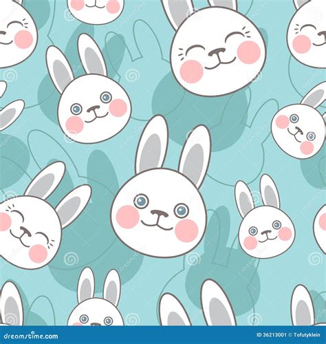 rabbit pattern stock image image
