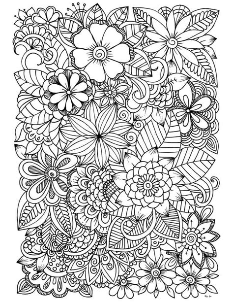 flower coloring page skip   lou coloring home
