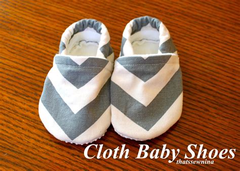 thatssewnina  favorite diy baby gift part  cloth baby shoes